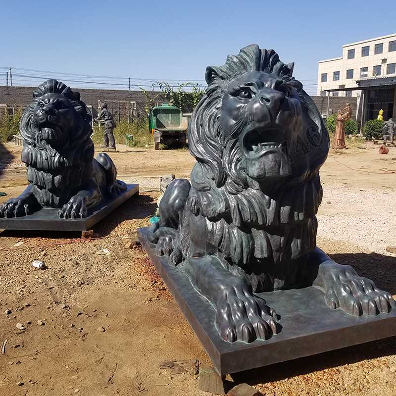 匯豐銅獅子，銅匯豐獅子，銅雕塑廠家，銅獅子廠家
